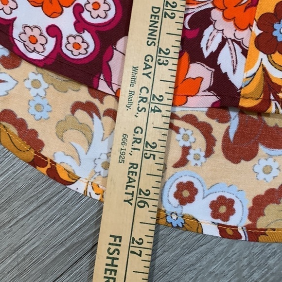 Maeve Anthropologie Contrast Print Buttondown Long Sleeve Blouse NWT size XXS - Picture 13 of 14